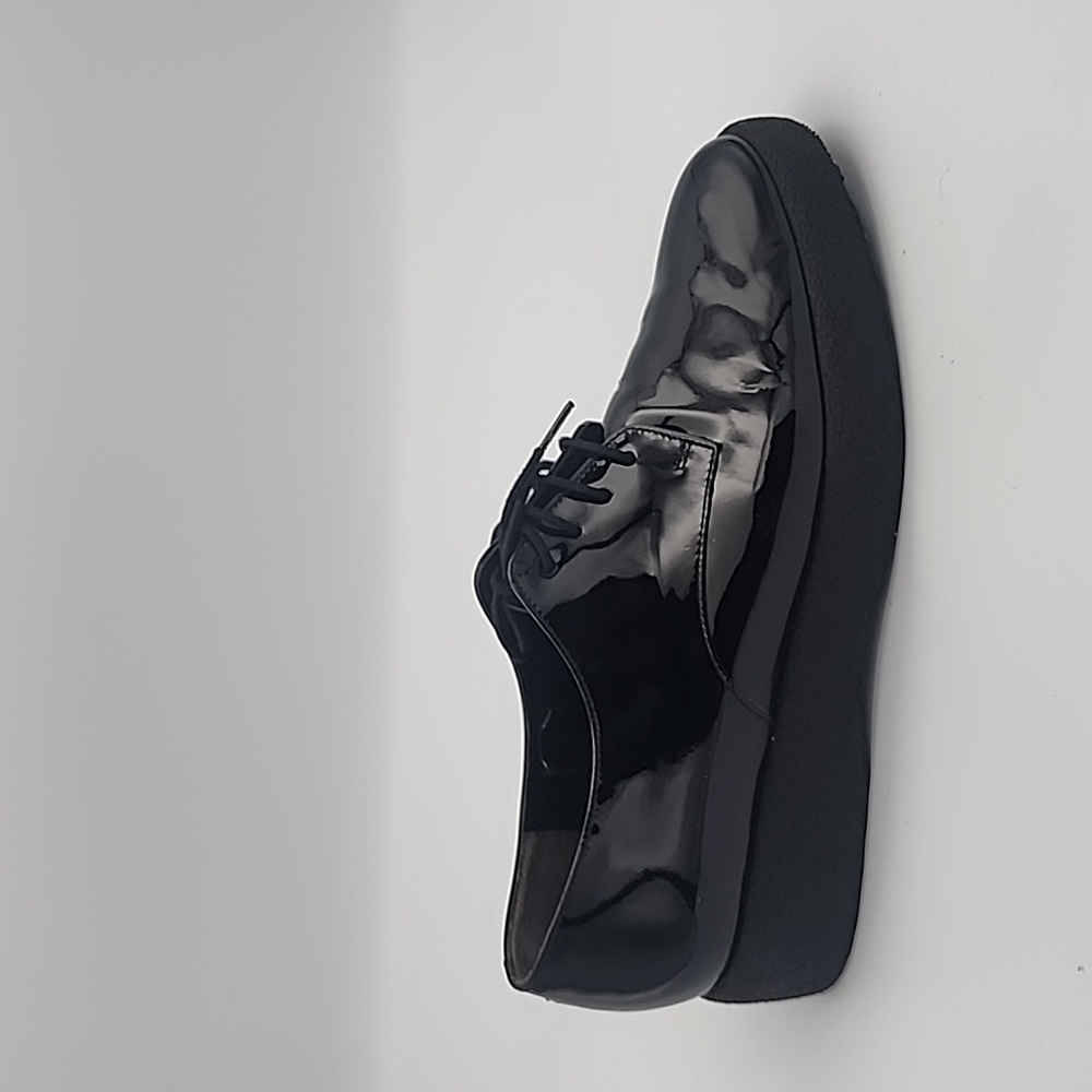 ROBERT CLERGERIE Black Patent Leather Platform Oxfords, size 37 - Picture 2 of 8